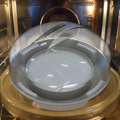 “The Dome”; Microwave Hydroware Cookware, Sterilizer, Respiratory Steamer 2 piece set